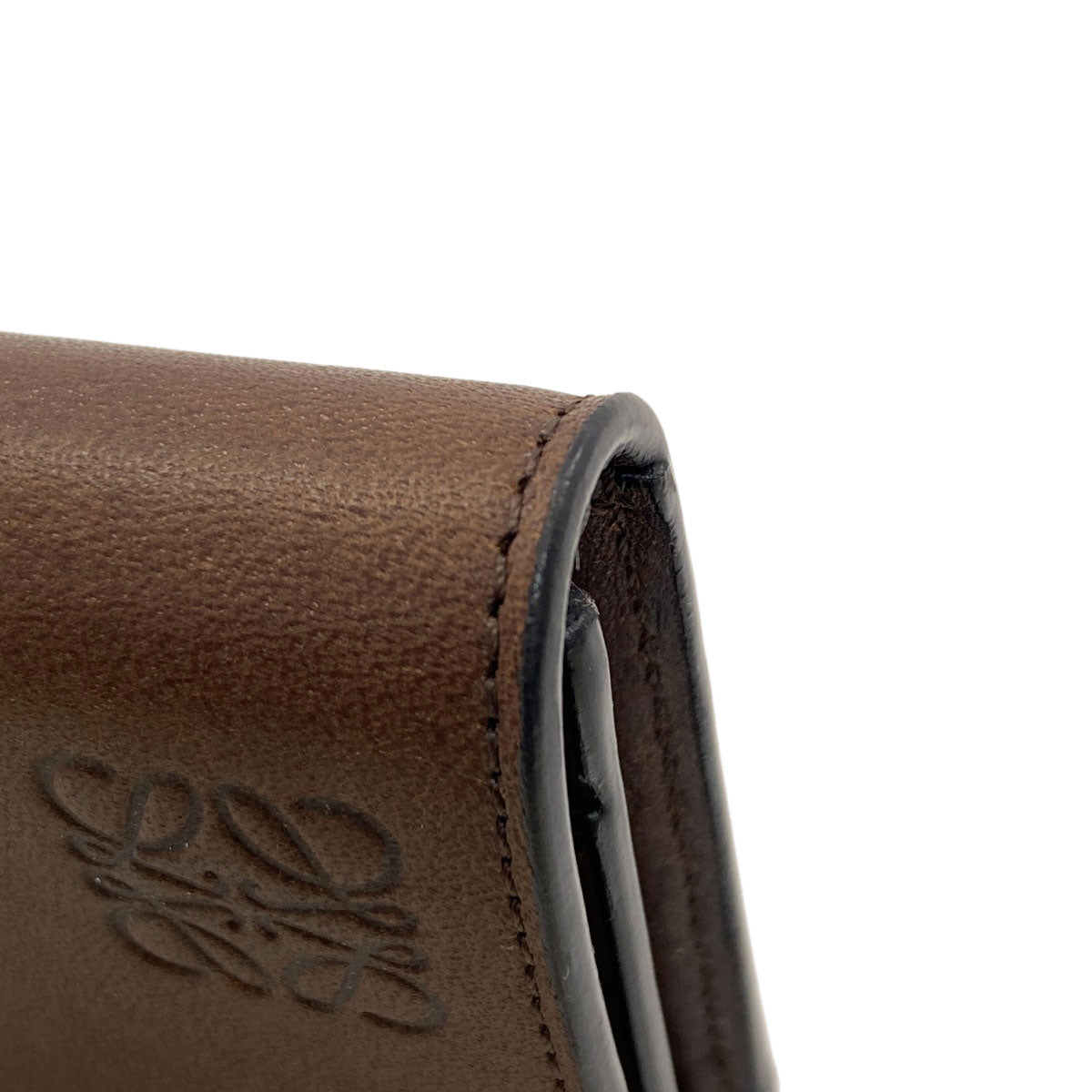 LOEWE ロエベ アナグラム カードケース カーフ レディース 中古