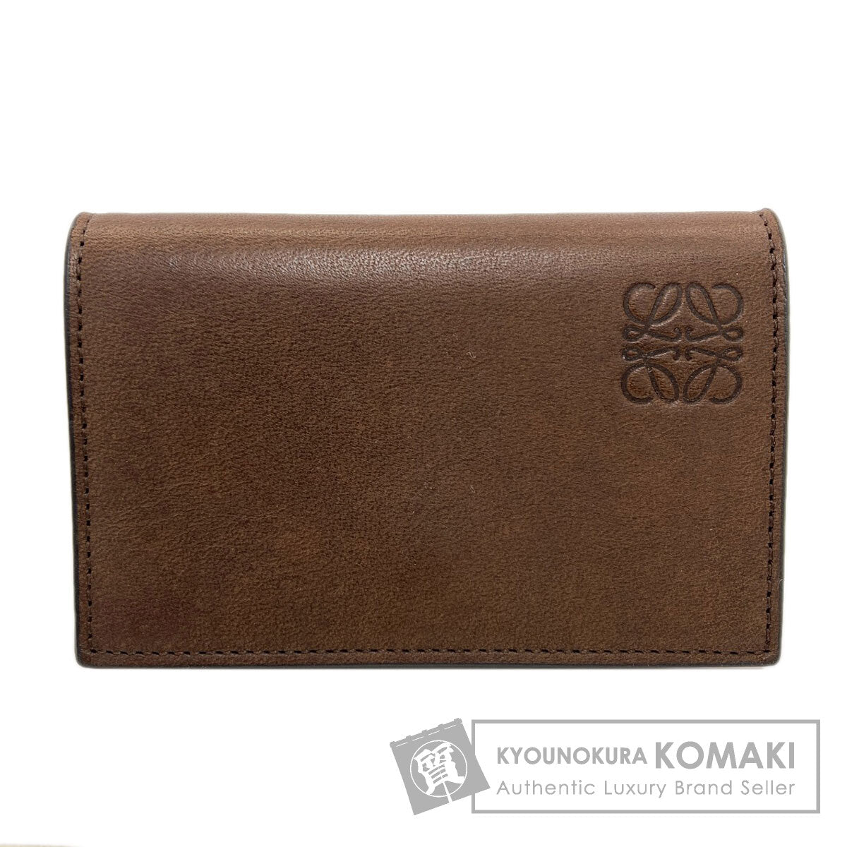 LOEWE ロエベ アナグラム カードケース カーフ レディース 中古
