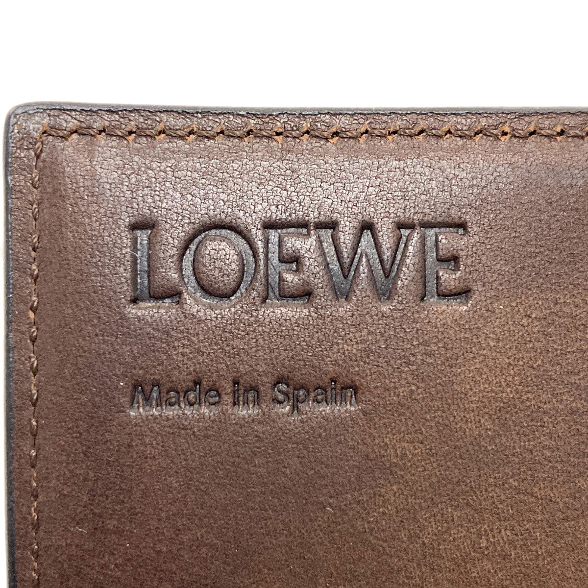 LOEWE ロエベ アナグラム カードケース カーフ レディース 中古