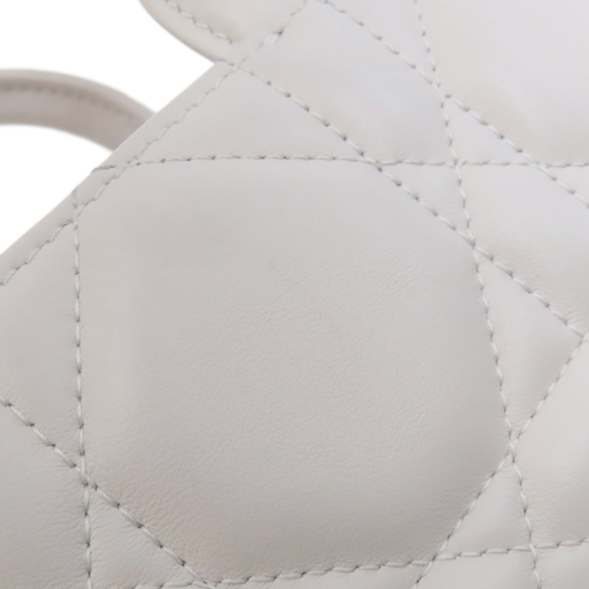 CHRISTIAN DIOR クリスチャンディオール ブックトート ミニ マクロ カナージュ 2WAY ハンドバッグ カーフ レディース 中古