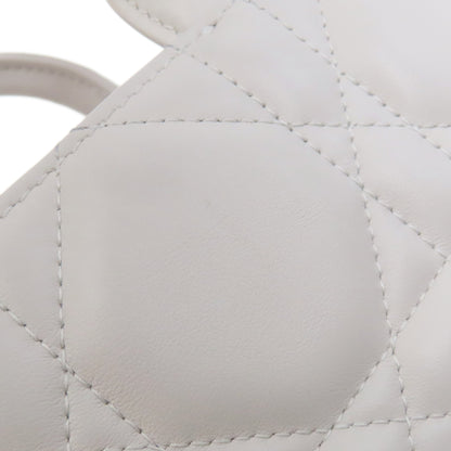 CHRISTIAN DIOR クリスチャンディオール ブックトート ミニ マクロ カナージュ 2WAY ハンドバッグ カーフ レディース 中古