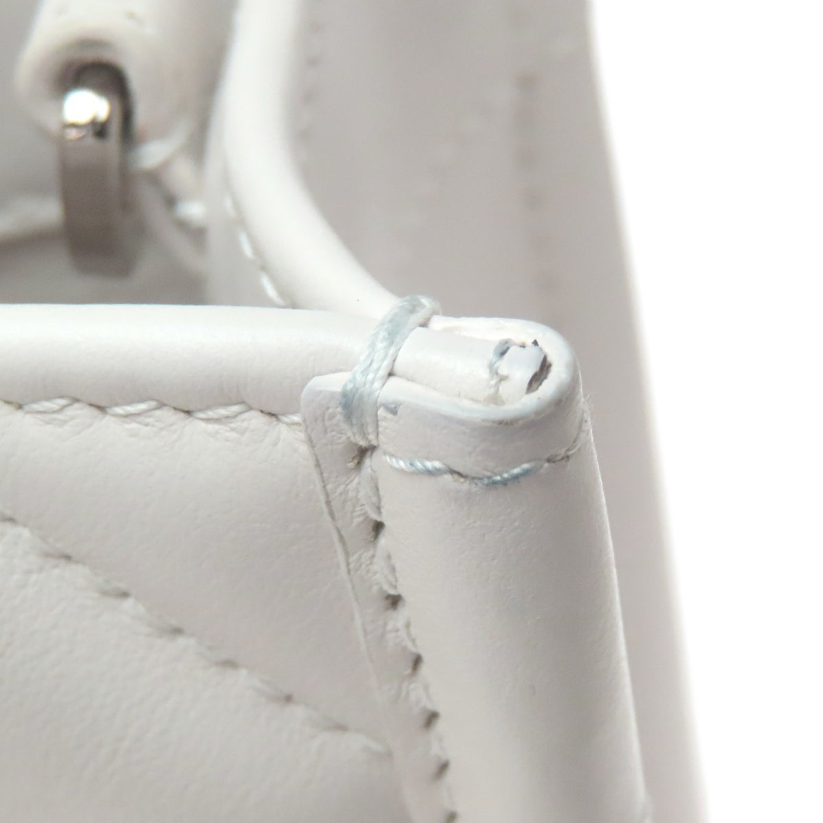 CHRISTIAN DIOR クリスチャンディオール ブックトート ミニ マクロ カナージュ 2WAY ハンドバッグ カーフ レディース 中古
