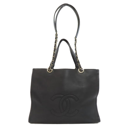 CHANEL シャネル ココマーク ゴールド金具 2WAY ハンドバッグ カーフ レディース 中古