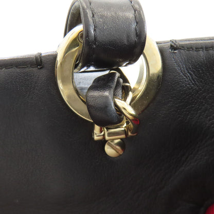 CHANEL シャネル ココマーク ゴールド金具 2WAY ハンドバッグ カーフ レディース 中古