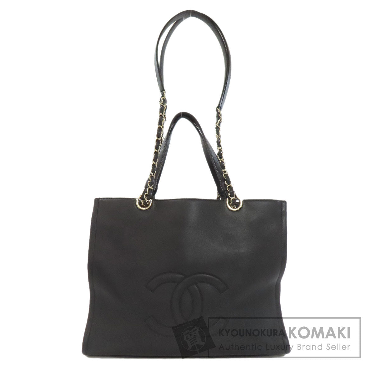 CHANEL シャネル ココマーク ゴールド金具 2WAY ハンドバッグ カーフ レディース 中古
