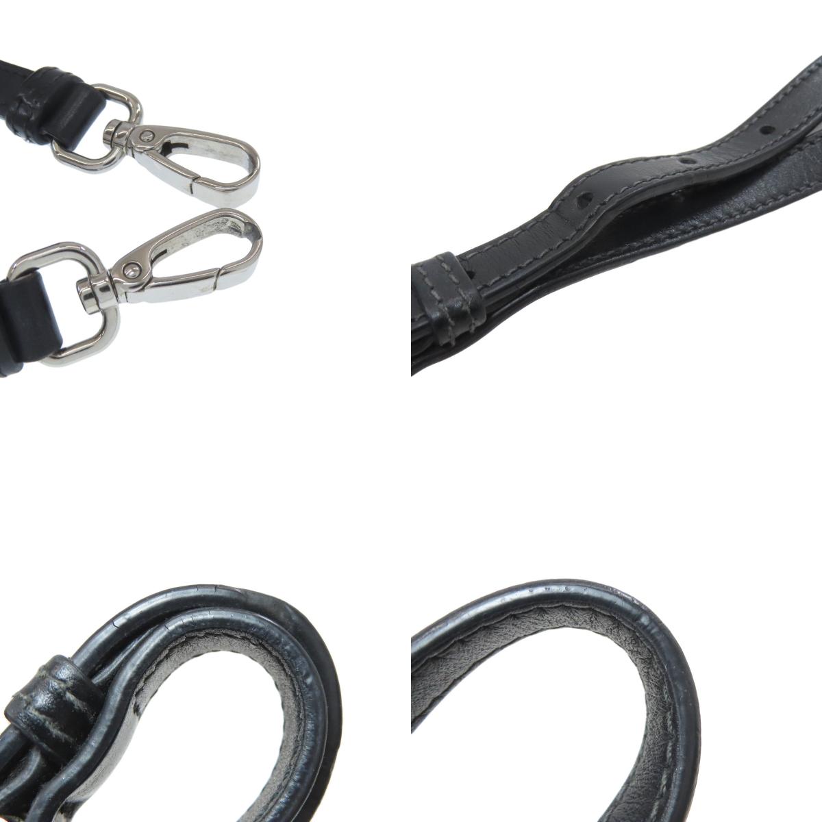 PRADA プラダ 1BA333 エンボスロゴ 2WAY ハンドバッグ ソフトカーフ レディース 中古