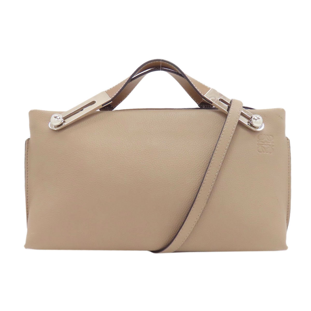 LOEWE ロエベ ミッシー スモール 2WAY ハンドバッグ レザー レディース 中古