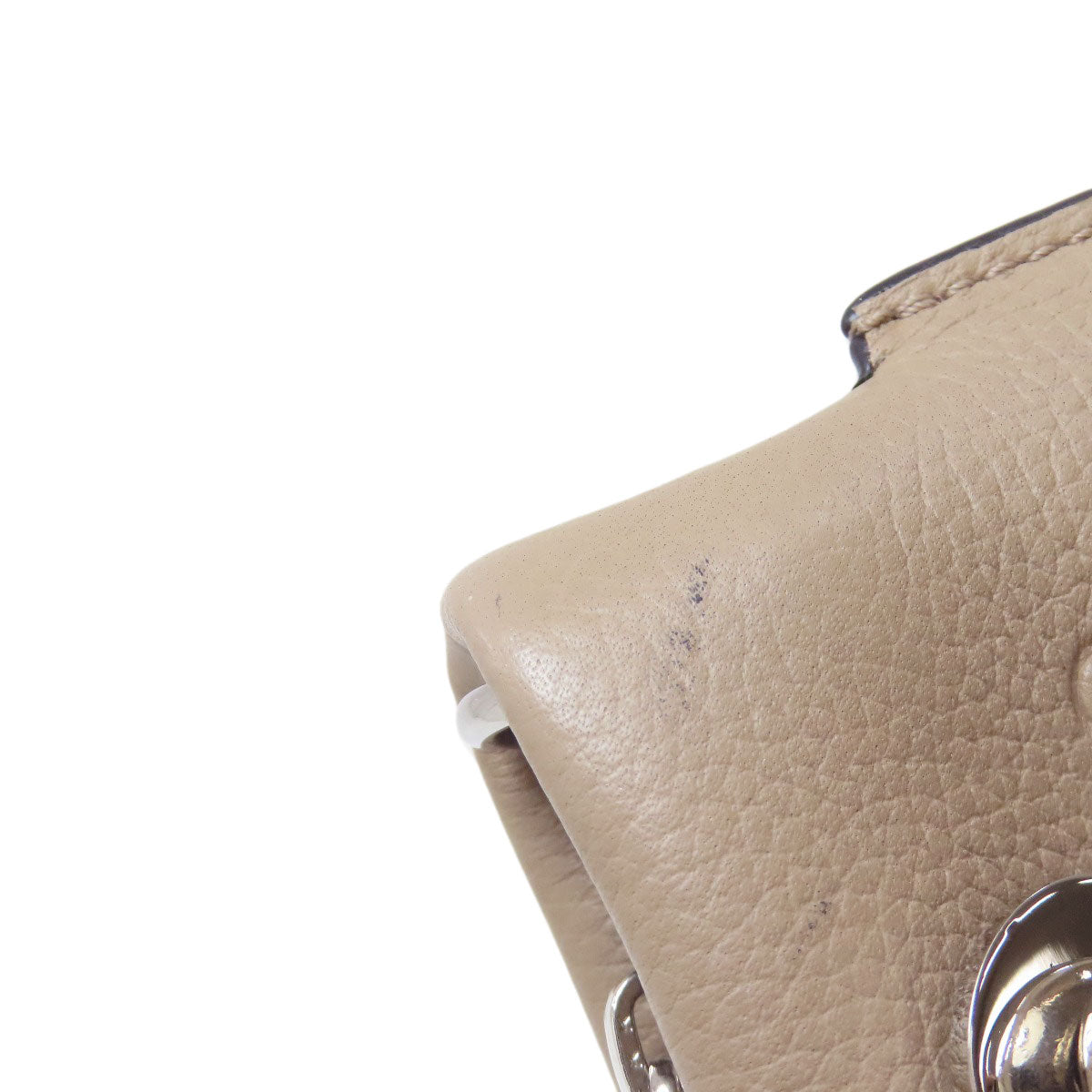 LOEWE ロエベ ミッシー スモール 2WAY ハンドバッグ レザー レディース 中古