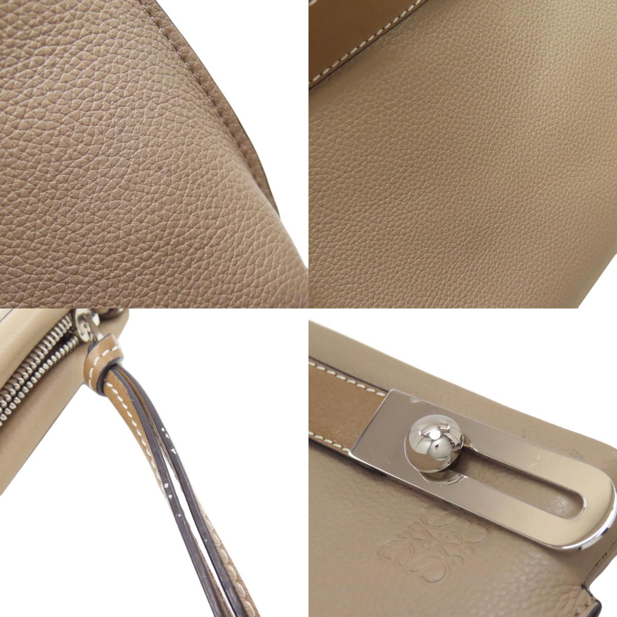 LOEWE ロエベ ミッシー スモール 2WAY ハンドバッグ レザー レディース 中古