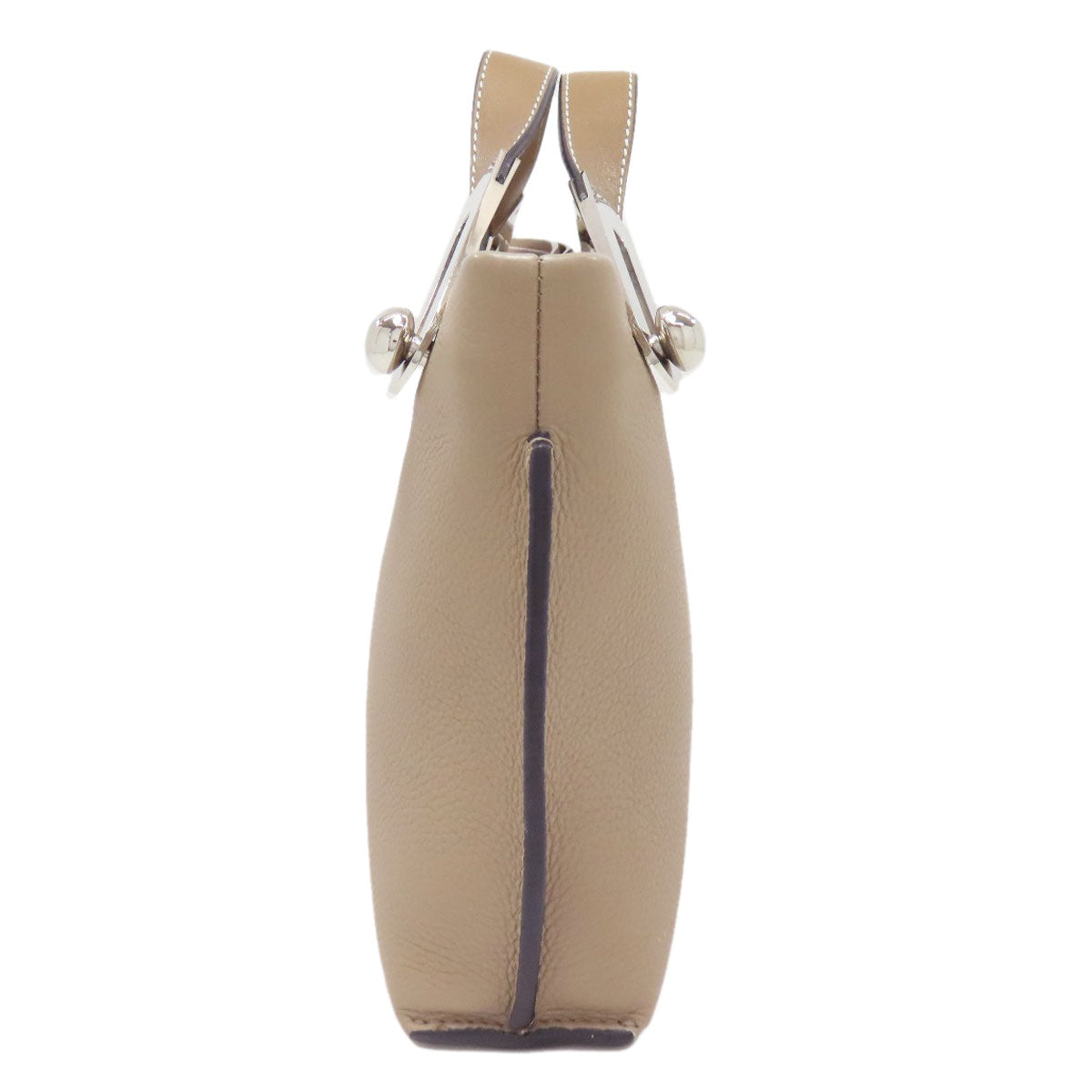 LOEWE ロエベ ミッシー スモール 2WAY ハンドバッグ レザー レディース 中古