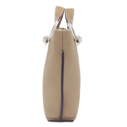 LOEWE ロエベ ミッシー スモール 2WAY ハンドバッグ レザー レディース 中古