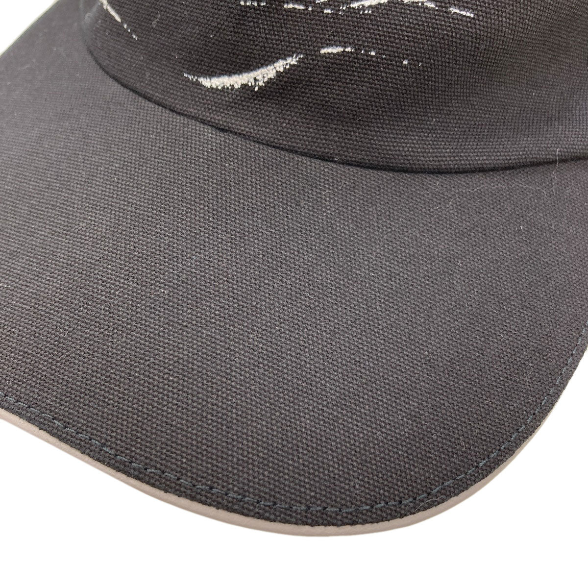CHRISTIAN DIOR クリスチャンディオール ロゴ 帽子 コットン レディース 中古