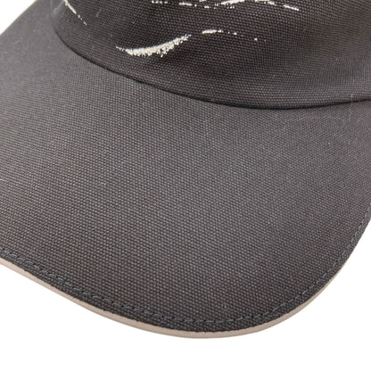 CHRISTIAN DIOR クリスチャンディオール ロゴ 帽子 コットン レディース 中古