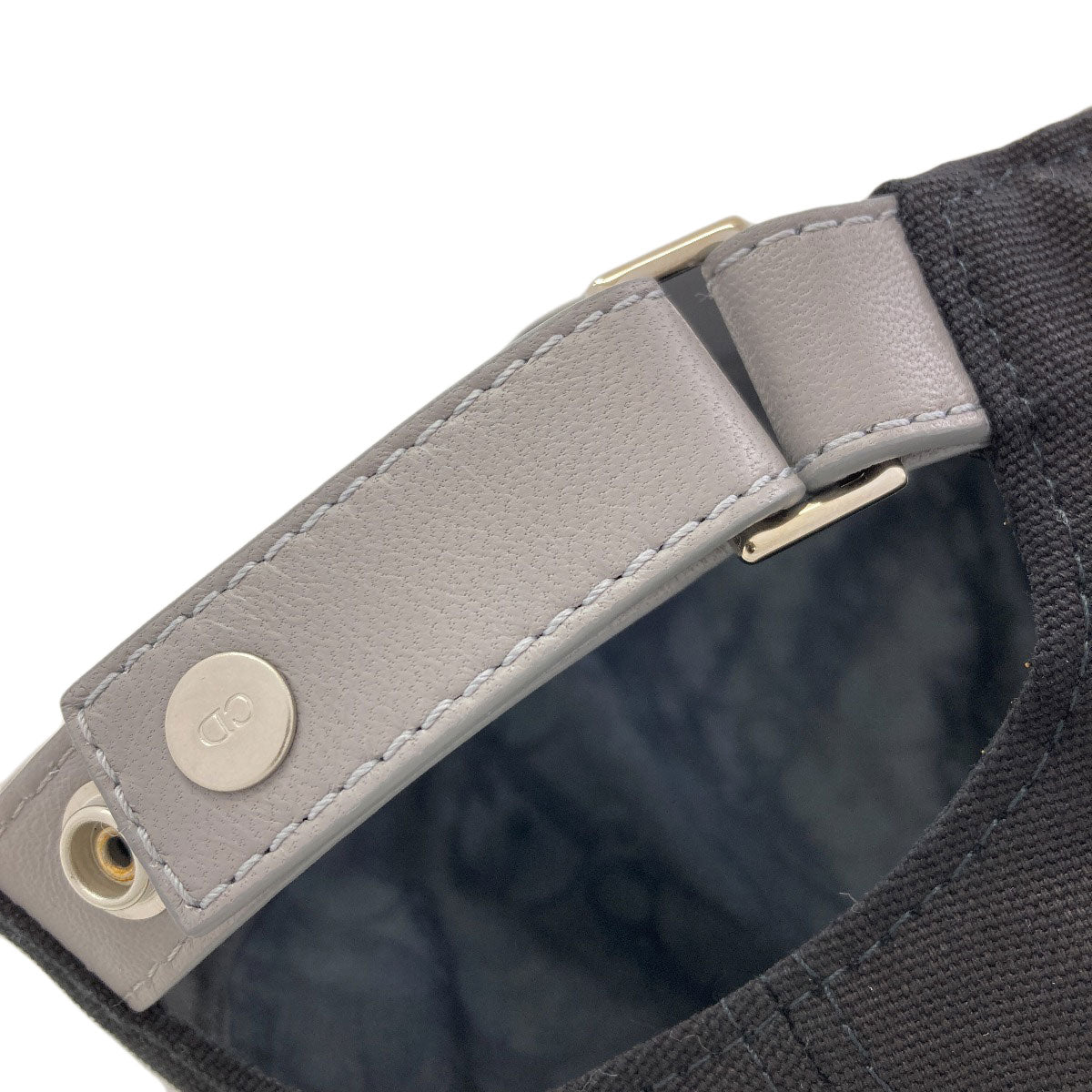 CHRISTIAN DIOR クリスチャンディオール ロゴ 帽子 コットン レディース 中古