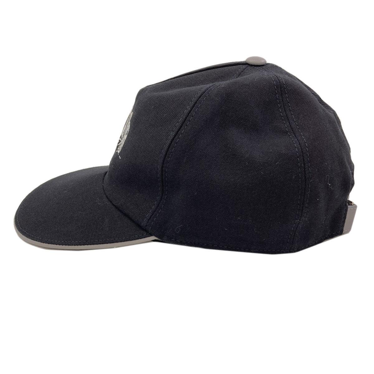 CHRISTIAN DIOR クリスチャンディオール ロゴ 帽子 コットン レディース 中古