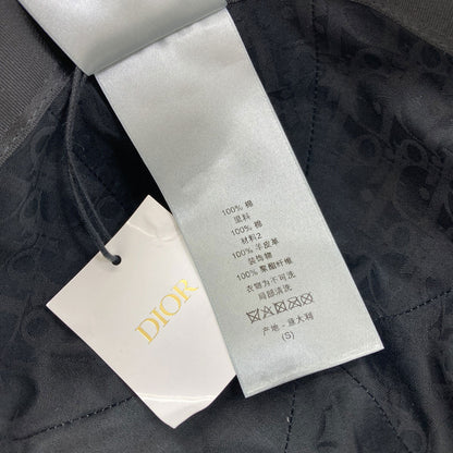 CHRISTIAN DIOR クリスチャンディオール ロゴ 帽子 コットン レディース 中古
