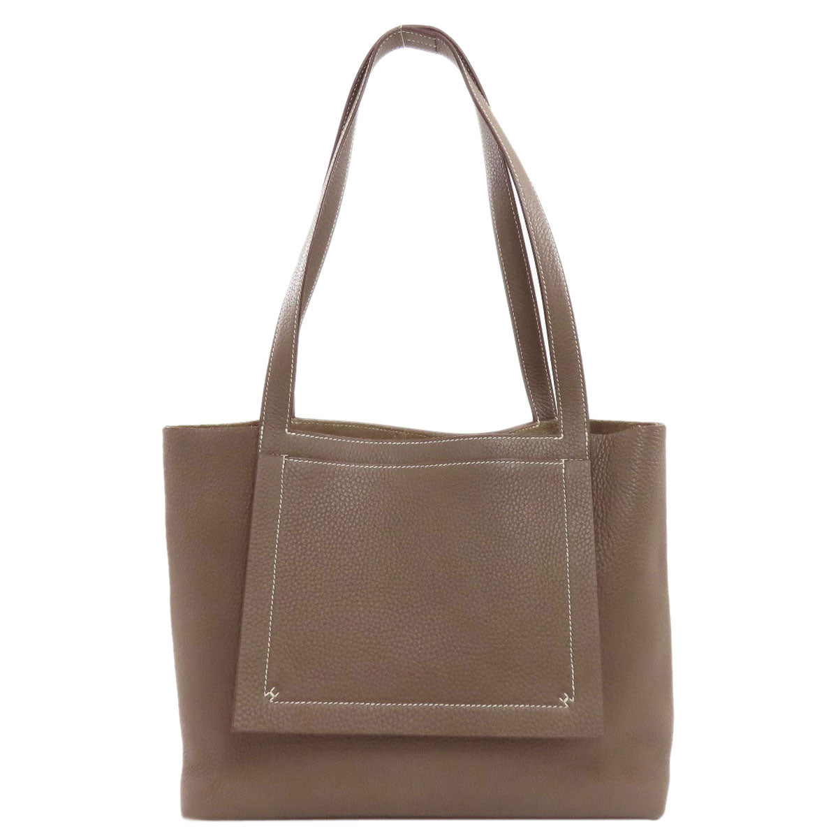 HERMES エルメス カバセリエ31 エトープ トートバッグ トリヨン レディース 中古