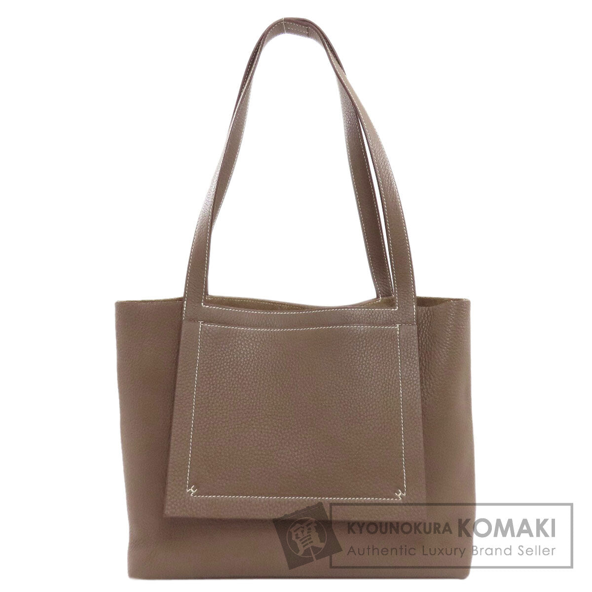 HERMES エルメス カバセリエ31 エトープ トートバッグ トリヨン レディース 中古