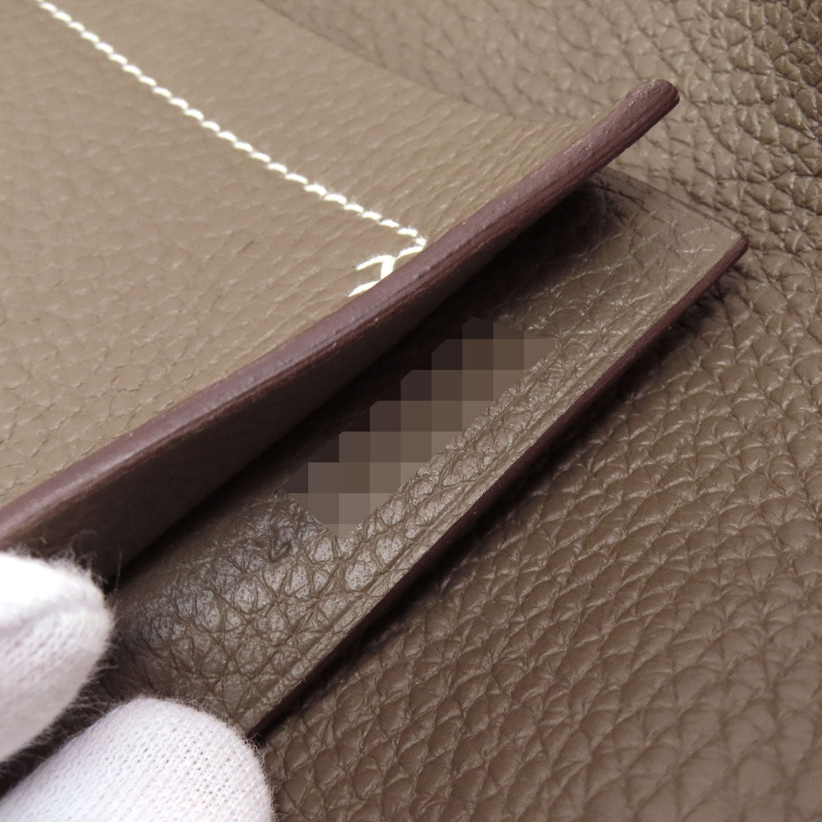 HERMES エルメス カバセリエ31 エトープ トートバッグ トリヨン レディース 中古