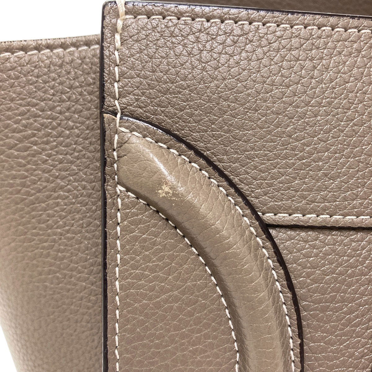 CELINE セリーヌ ラゲージマイクロ ハンドバッグ レザー レディース 中古