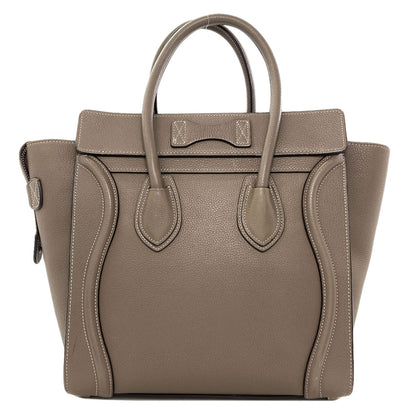 CELINE セリーヌ ラゲージマイクロ ハンドバッグ レザー レディース 中古