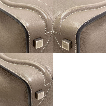 CELINE セリーヌ ラゲージマイクロ ハンドバッグ レザー レディース 中古