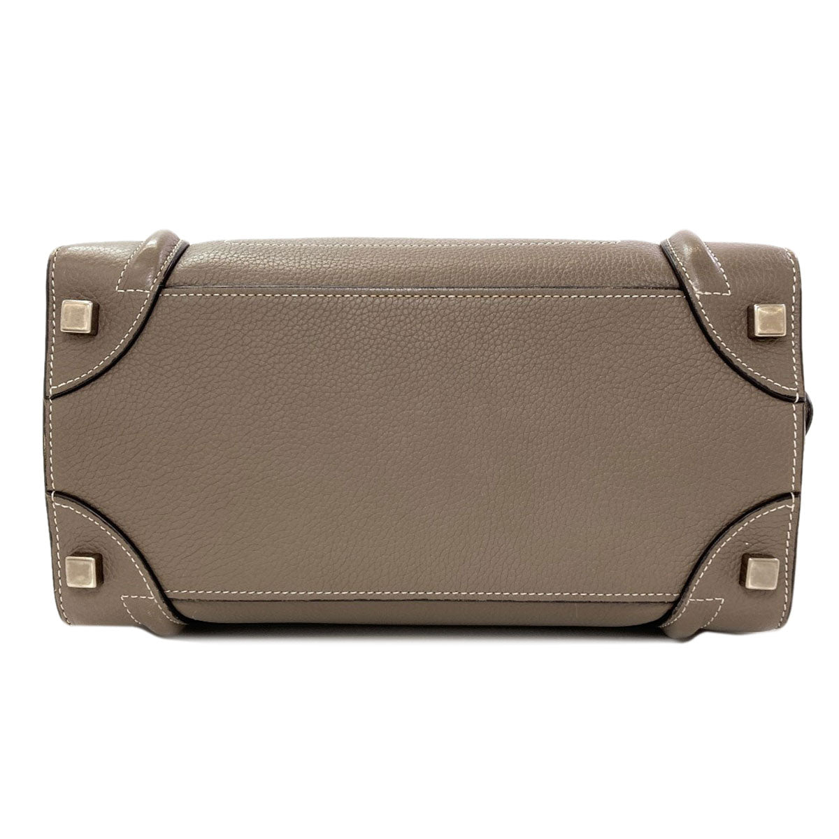 CELINE セリーヌ ラゲージマイクロ ハンドバッグ レザー レディース 中古