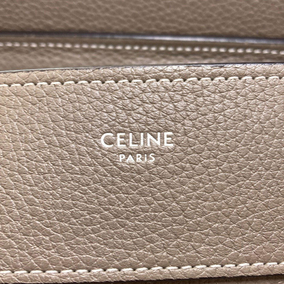 CELINE セリーヌ ラゲージマイクロ ハンドバッグ レザー レディース 中古