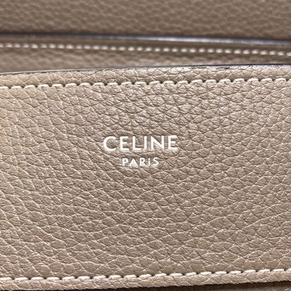 CELINE セリーヌ ラゲージマイクロ ハンドバッグ レザー レディース 中古
