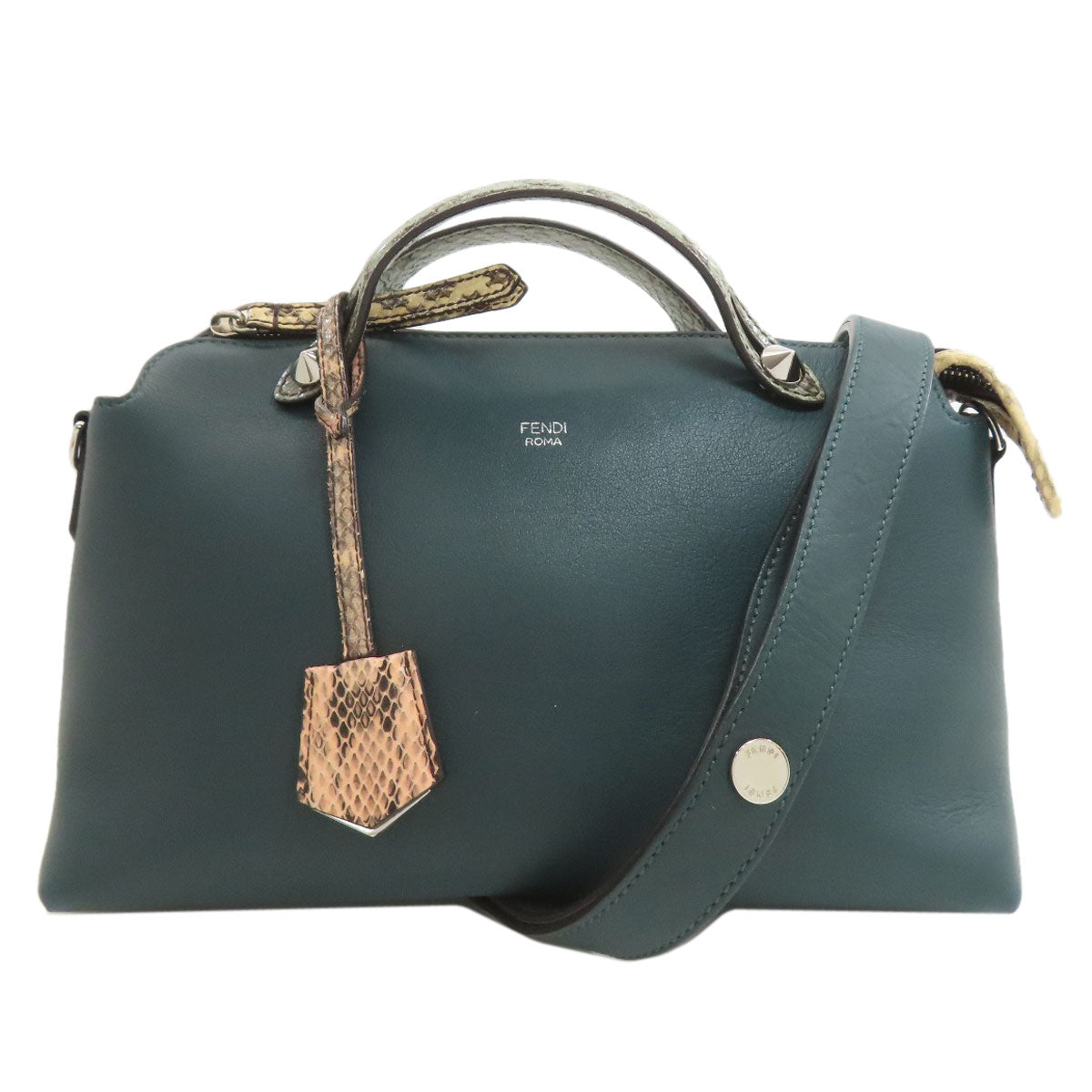 FENDI フェンディ バイザウェイ ミディアム 2WAY ハンドバッグ カーフ レディース 中古