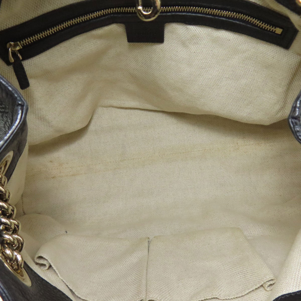 GUCCI グッチ 308982 ソーホー インターロッキングG トートバッグ レザー レディース 中古