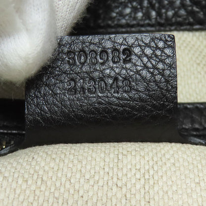 GUCCI グッチ 308982 ソーホー インターロッキングG トートバッグ レザー レディース 中古