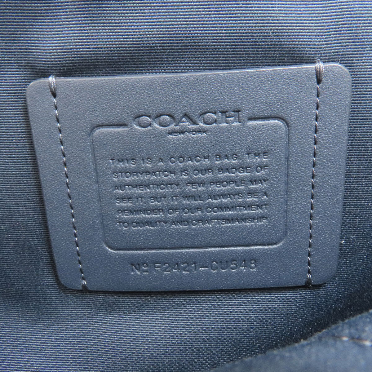 コーチ CU548 イーサン シグネチャー リュック・デイパック 中古 商品画像7