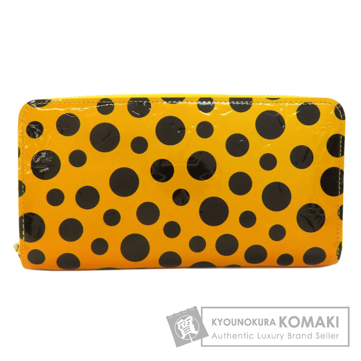LOUIS VUITTON ルイヴィトン M91571 ジッピー・ウォレット 草間彌生 ドットインフィニティ 長財布（小銭入れあり） ヴェルニ レディース 中古