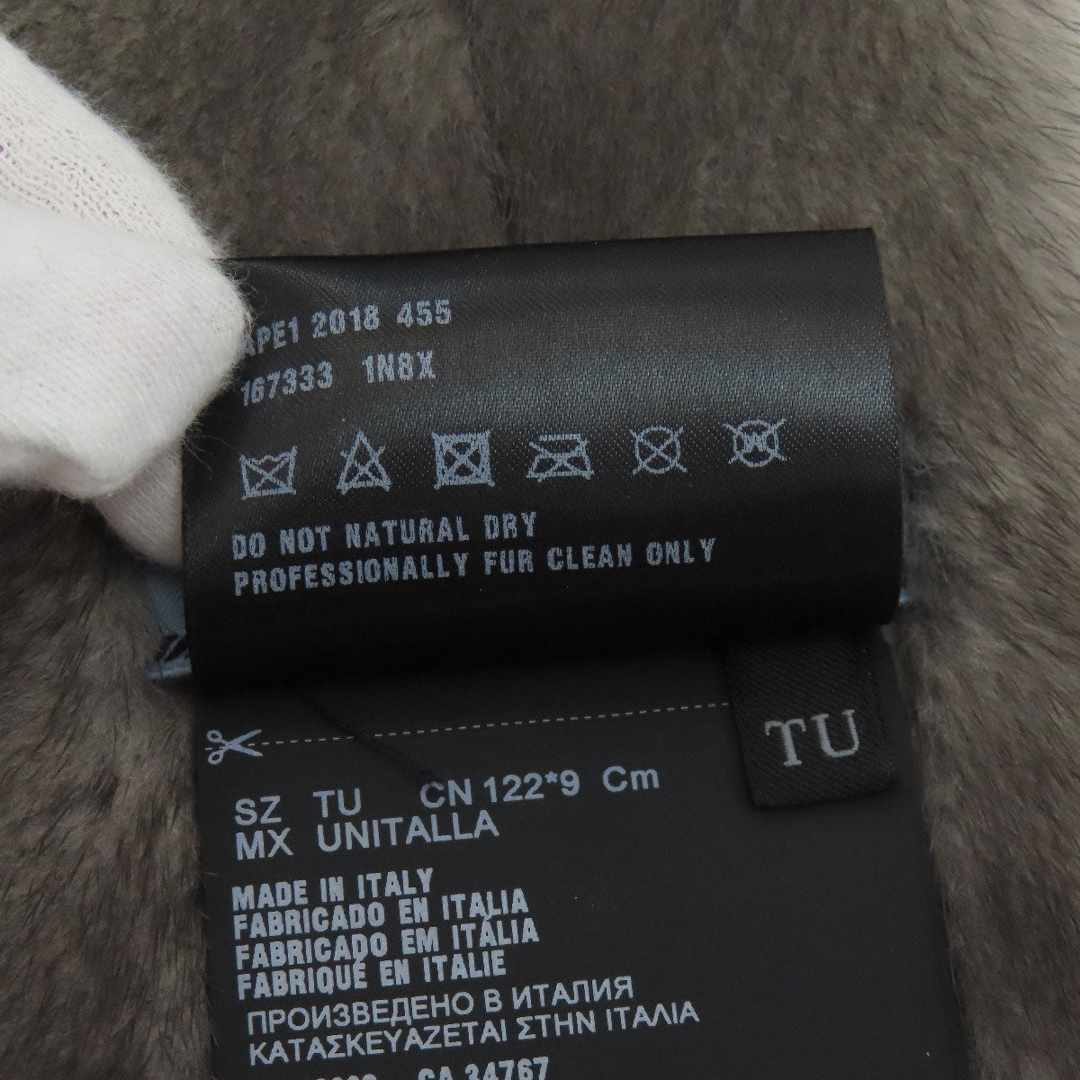 PRADA プラダ ファーマフラー マフラー ファー レディース 中古