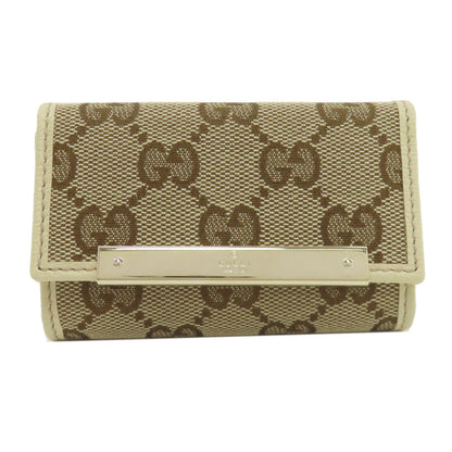 GUCCI グッチ 127048 GGキャンバス キーケース キャンバス レディース 中古