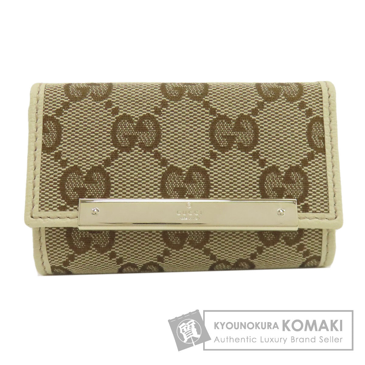 GUCCI グッチ 127048 GGキャンバス キーケース キャンバス レディース 中古