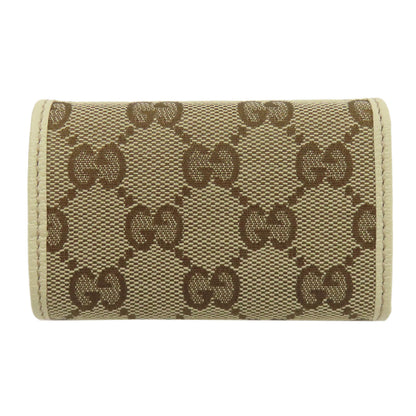 GUCCI グッチ 127048 GGキャンバス キーケース キャンバス レディース 中古