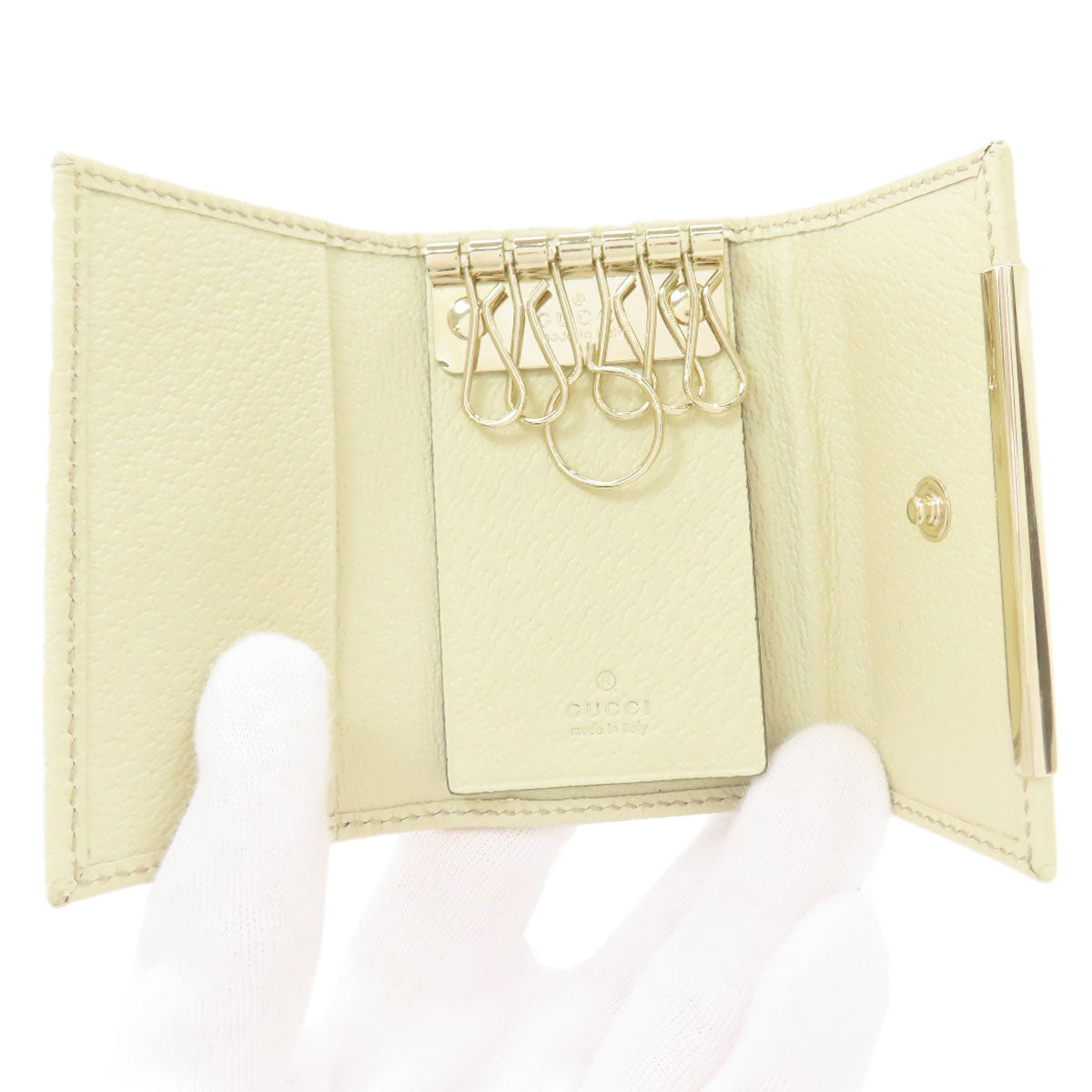 GUCCI グッチ 127048 GGキャンバス キーケース キャンバス レディース 中古
