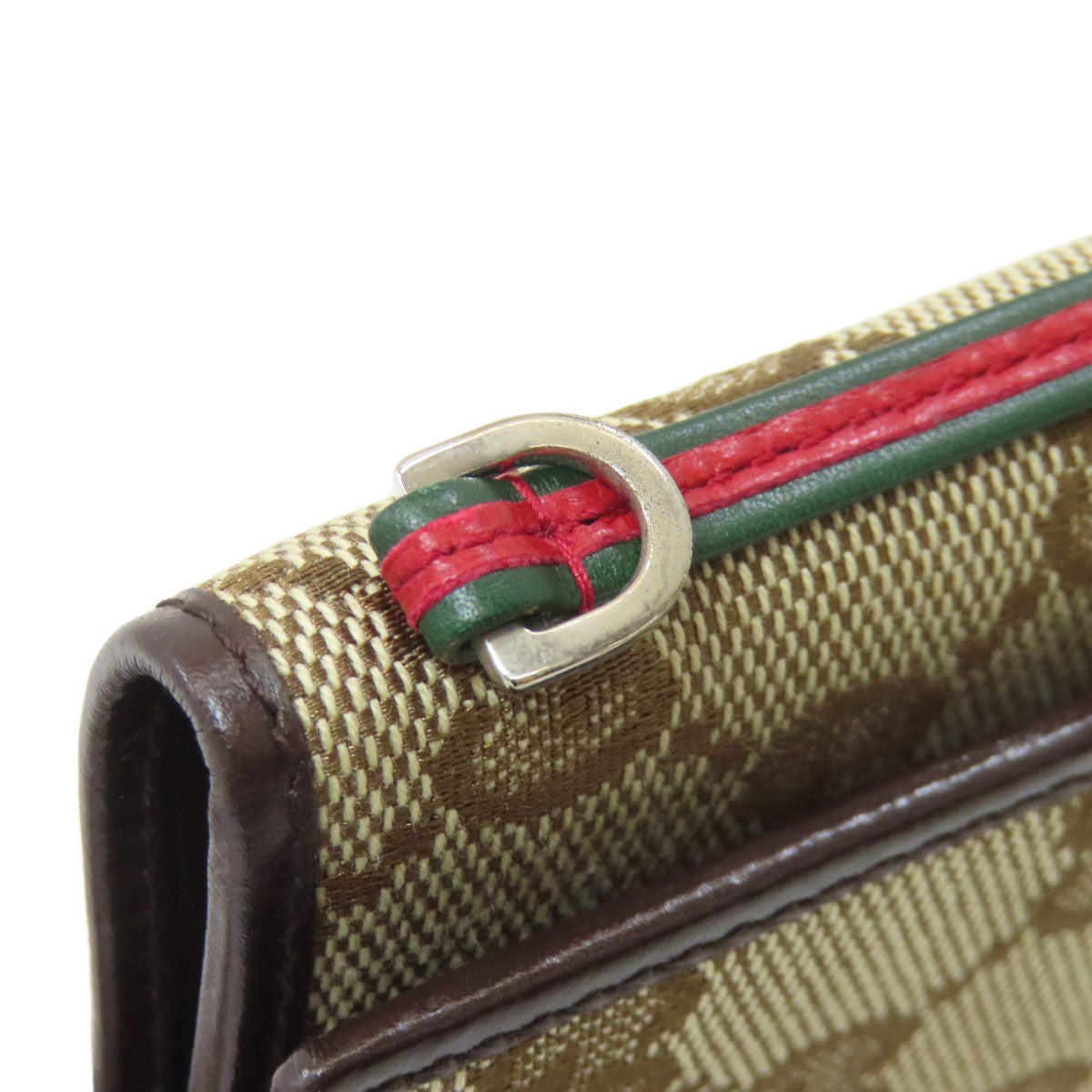 GUCCI グッチ 131928 GG キーケース キャンバス レディース 中古