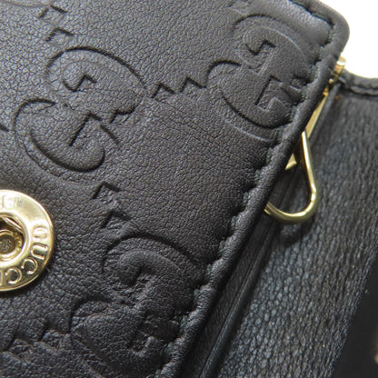 GUCCI グッチ 138093 GGシグネチャー シマ キーケース レザー レディース 中古