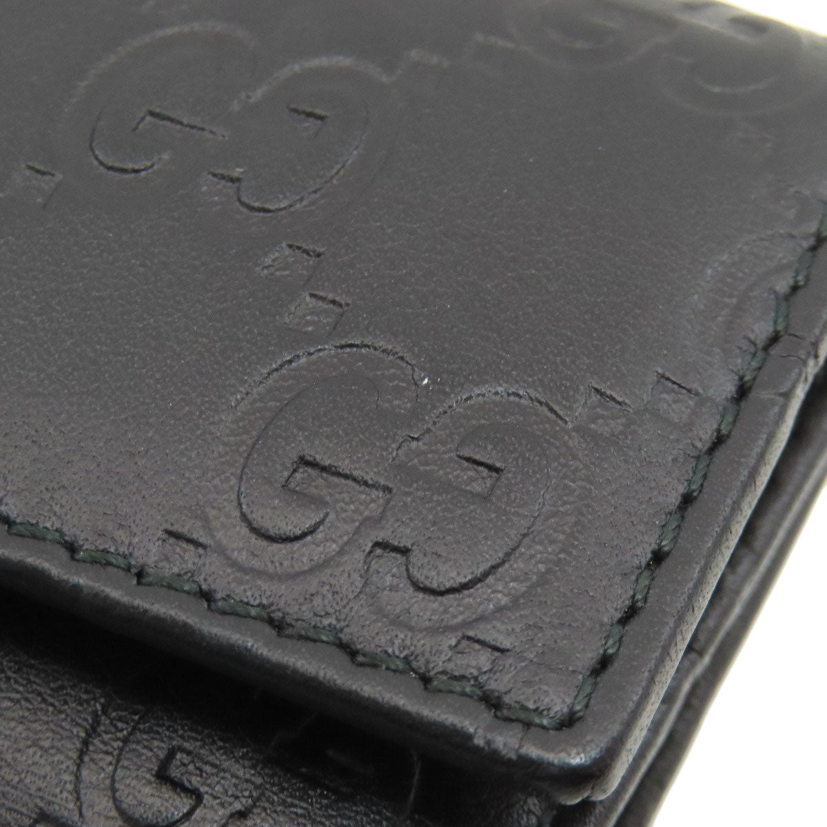 GUCCI グッチ 138093 GGシグネチャー シマ キーケース レザー レディース 中古