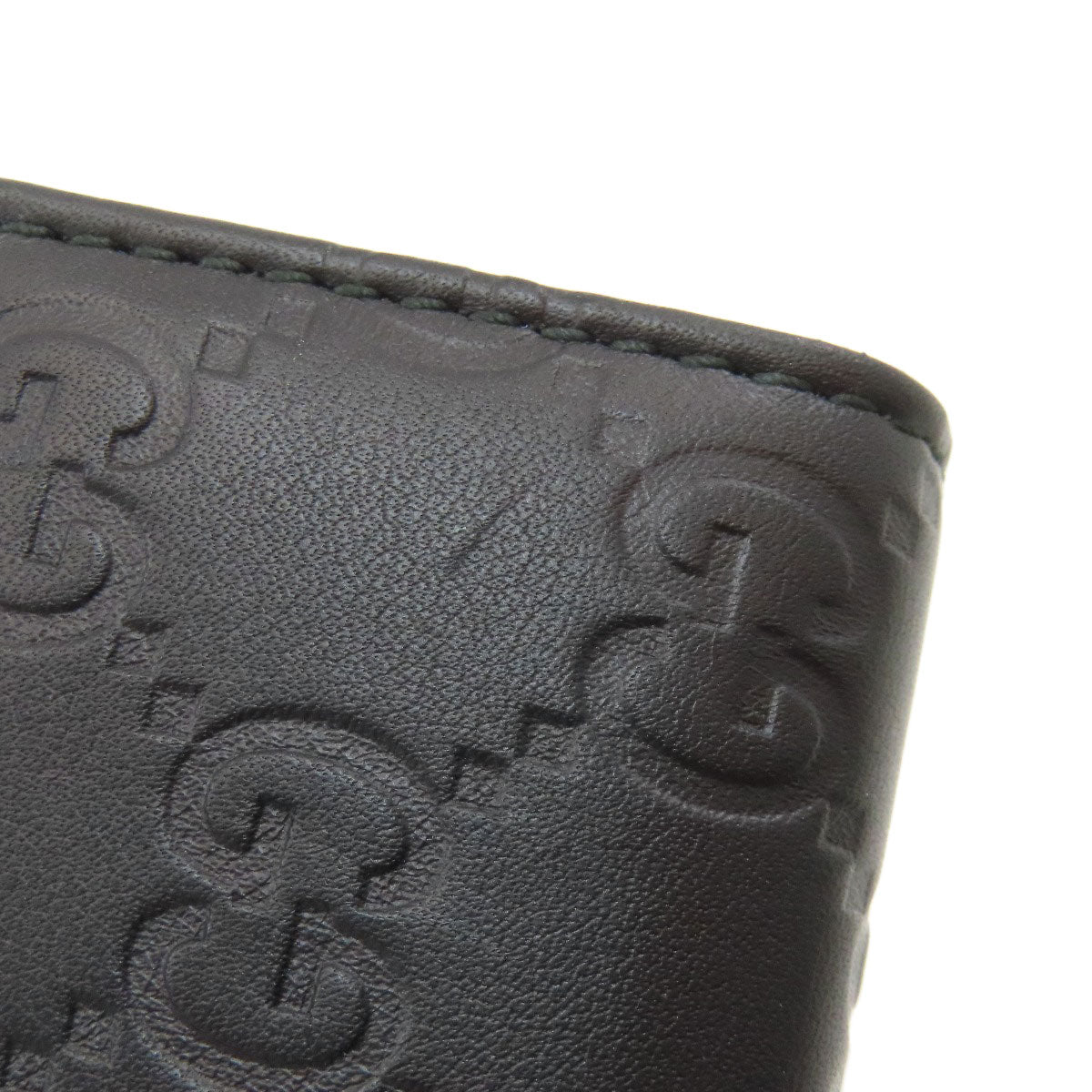 GUCCI グッチ 138093 GGシグネチャー シマ キーケース レザー レディース 中古