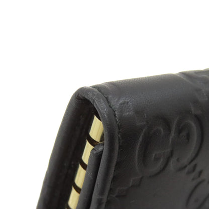 GUCCI グッチ 138093 GGシグネチャー シマ キーケース レザー レディース 中古