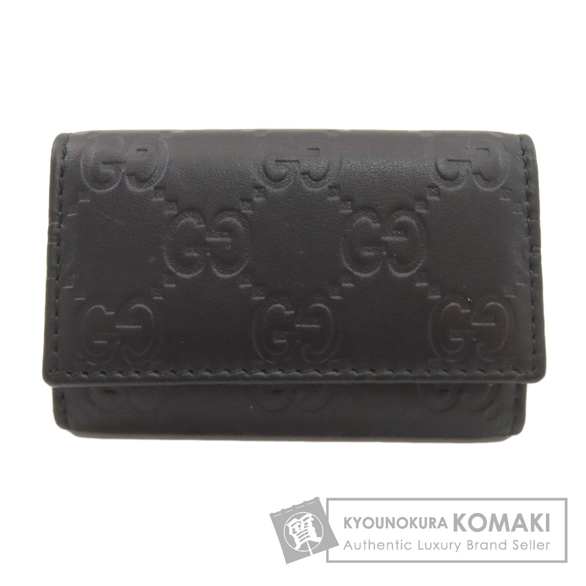 GUCCI グッチ 138093 GGシグネチャー シマ キーケース レザー レディース 中古