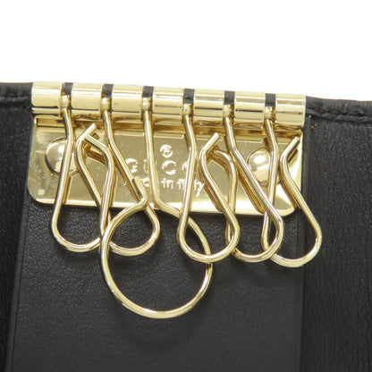 GUCCI グッチ 138093 GGシグネチャー シマ キーケース レザー レディース 中古