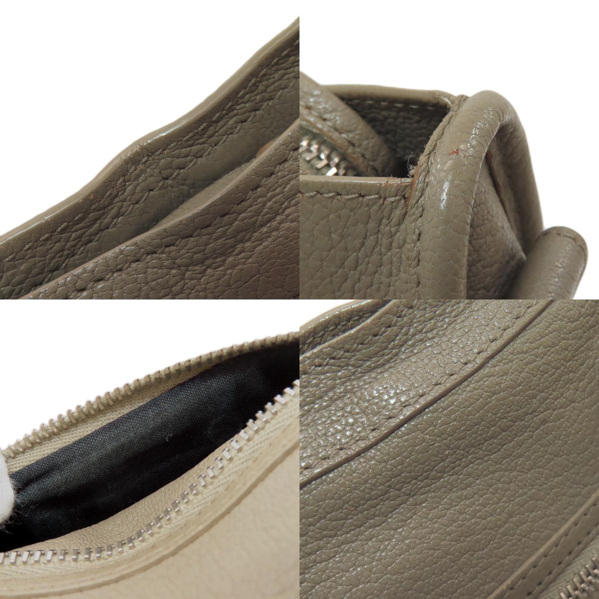 BALENCIAGA バレンシアガ 432831 クラシック メタリック エッジ シティS ハンドバッグ カーフ レディース 中古