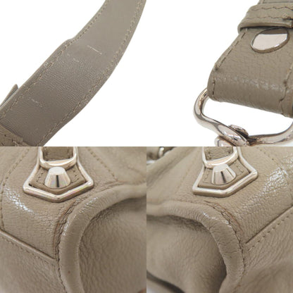 BALENCIAGA バレンシアガ 432831 クラシック メタリック エッジ シティS ハンドバッグ カーフ レディース 中古