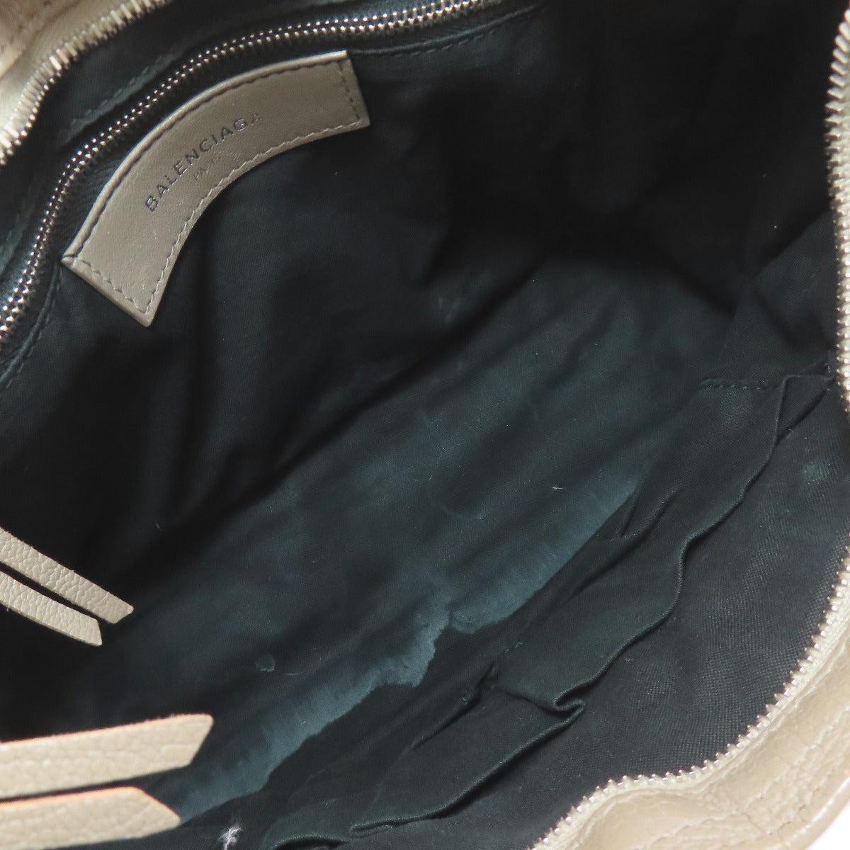 BALENCIAGA バレンシアガ 432831 クラシック メタリック エッジ シティS ハンドバッグ カーフ レディース 中古