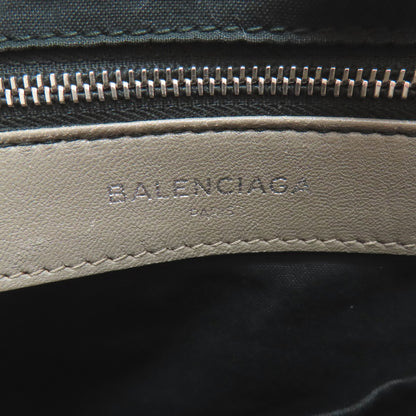 BALENCIAGA バレンシアガ 432831 クラシック メタリック エッジ シティS ハンドバッグ カーフ レディース 中古